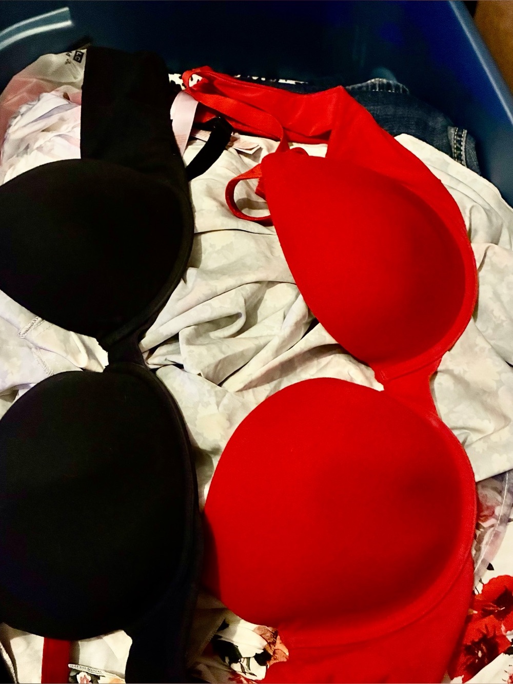 Savage X Fenty Women’s Push-Up Bra Duo - Red & Black